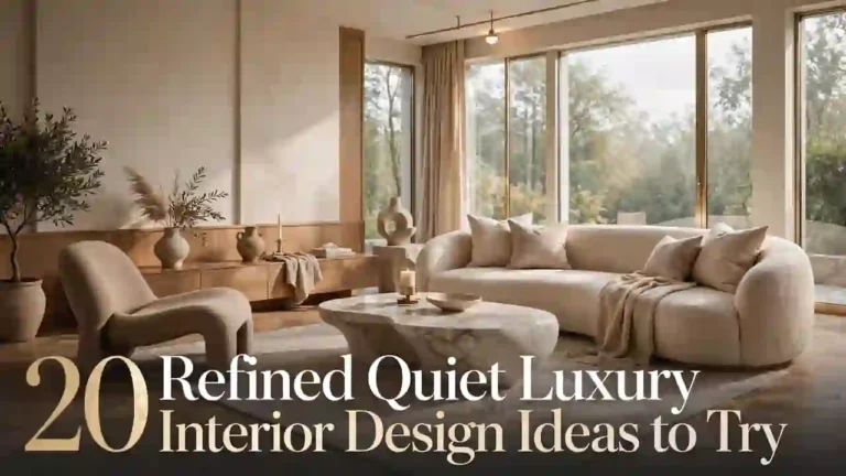 20 Refined Quiet Luxury Interior Design Ideas to Try