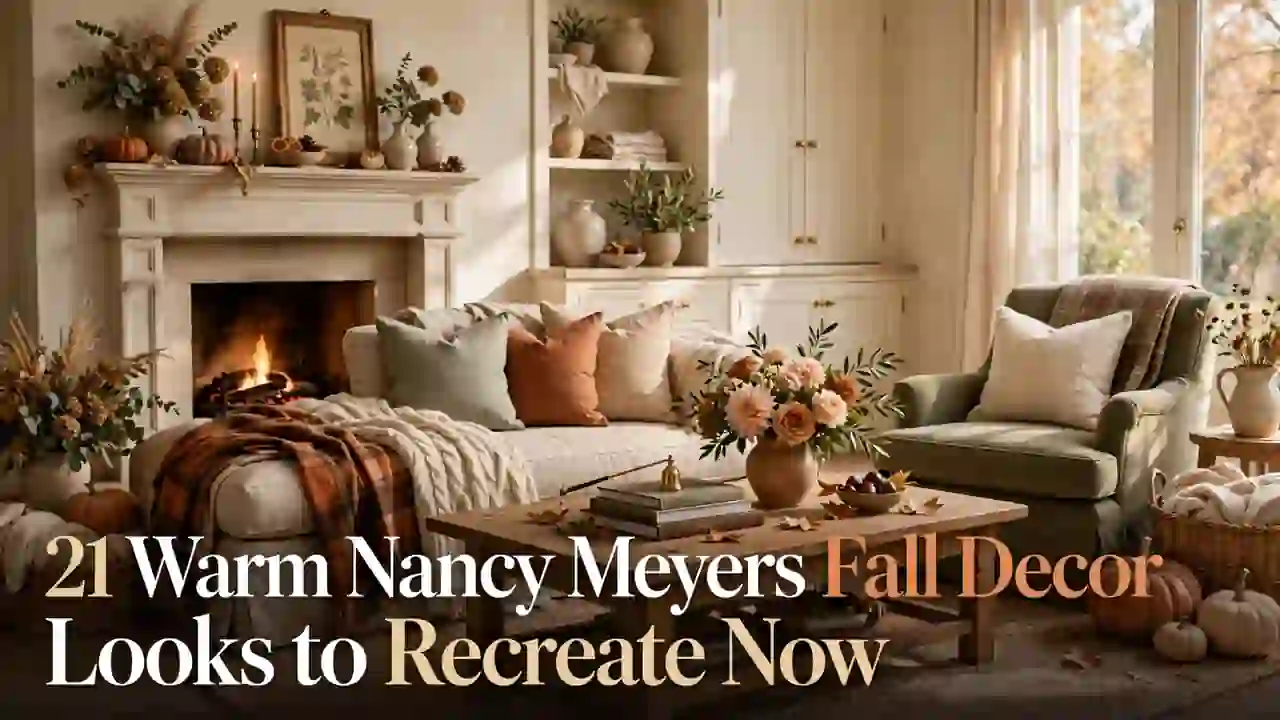 21 Warm Nancy Meyers Fall Decor Looks to Recreate Now