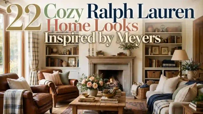 22 Cozy Ralph Lauren Home Looks Inspired by Meyers