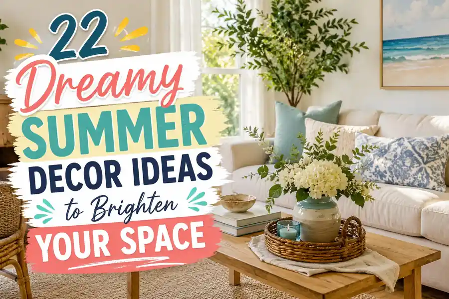 22 Dreamy Summer Decor Ideas to Brighten Your Space