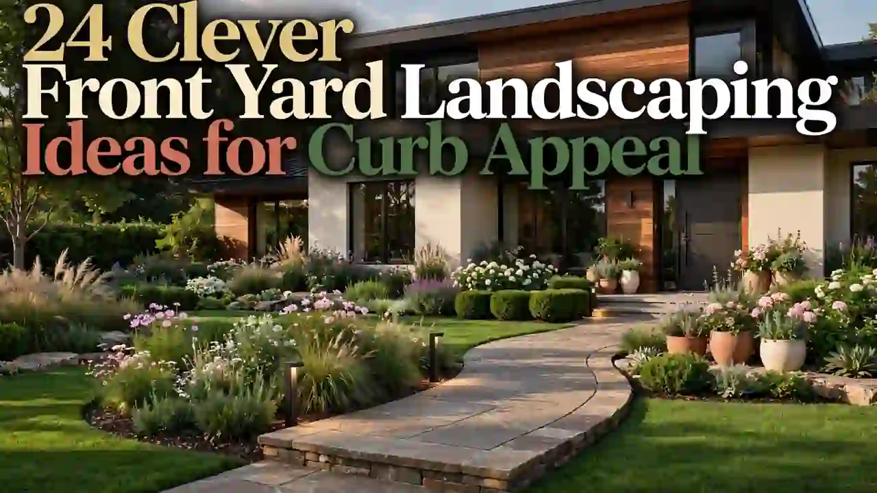 24 Clever Front Yard Landscaping Ideas for Curb Appeal