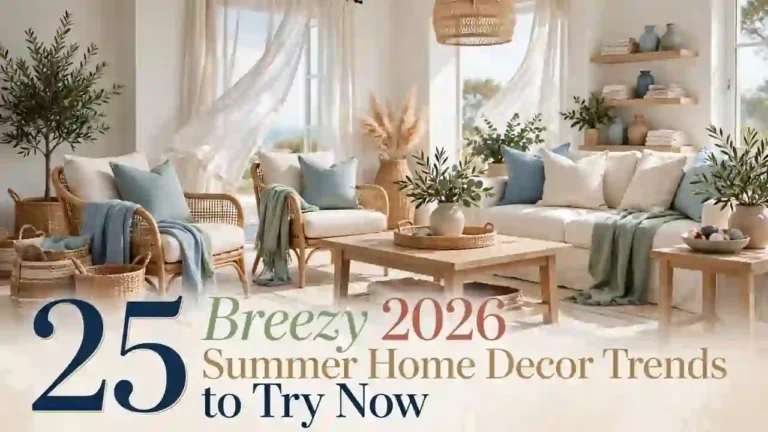 25 Breezy 2026 Summer Home Decor Trends to Try Now