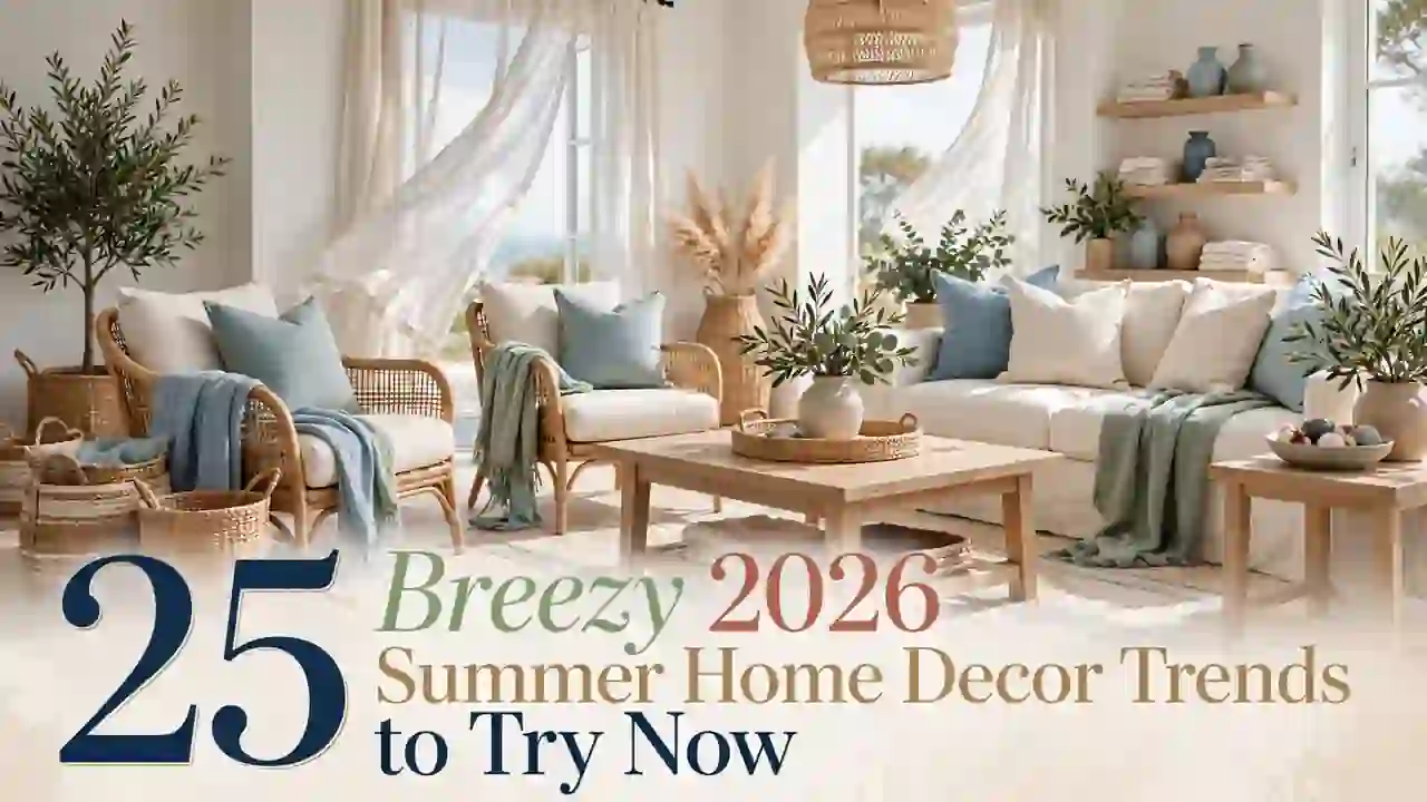 25 Breezy 2026 Summer Home Decor Trends to Try Now