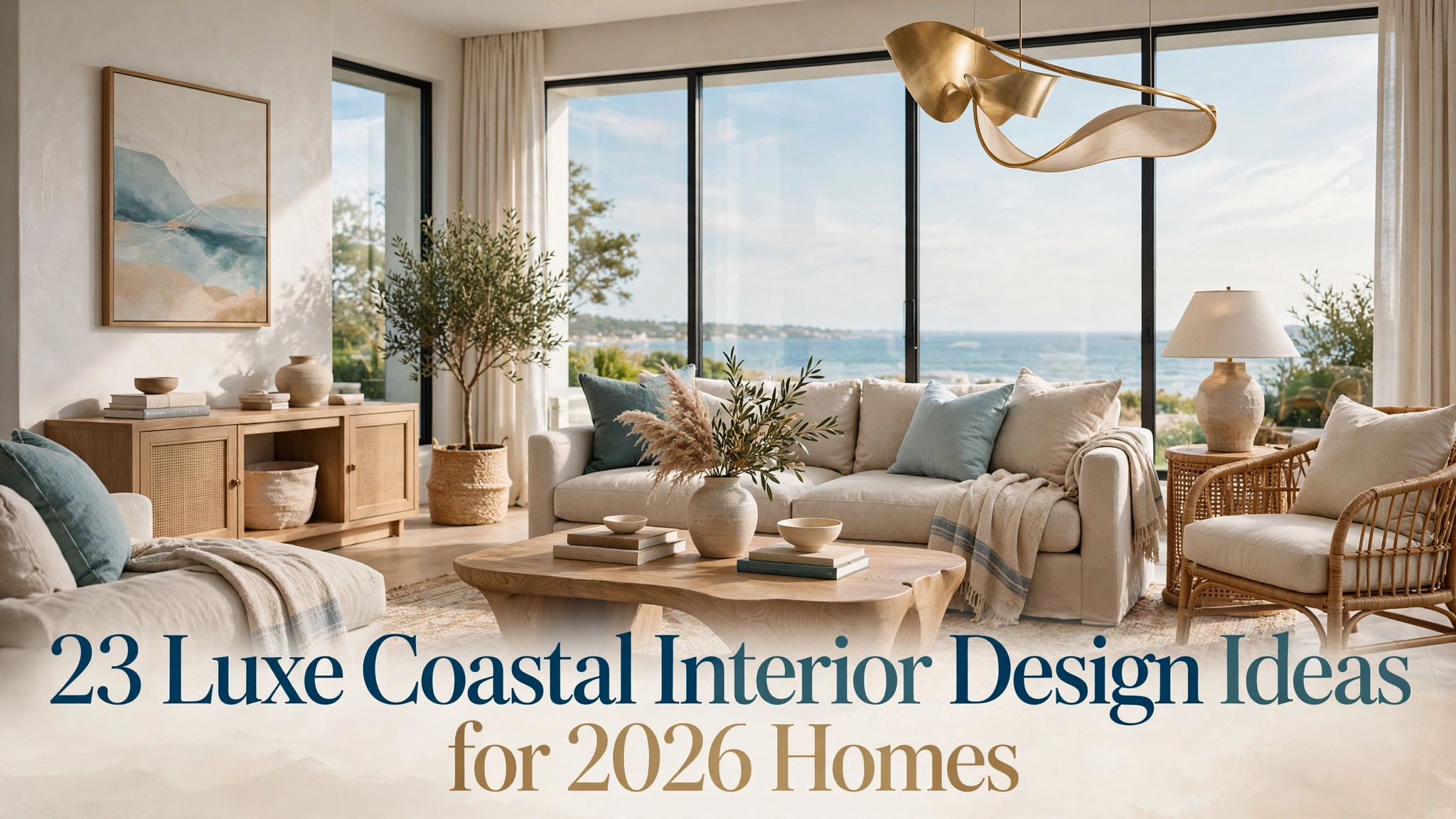 23 Luxe Coastal Interior Design Ideas for 2026 Homes