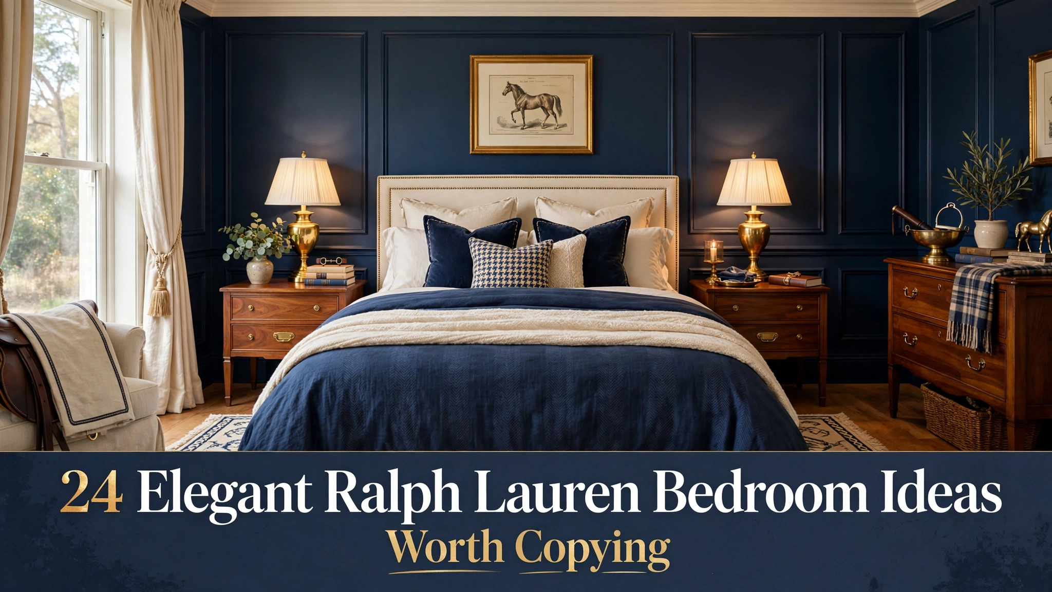 24 Elegant Ralph Lauren Bedroom Ideas Worth Copying