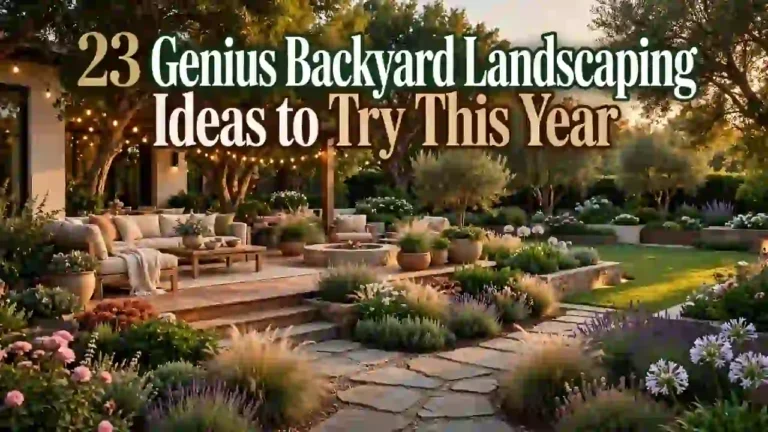 Genius Backyard Landscaping