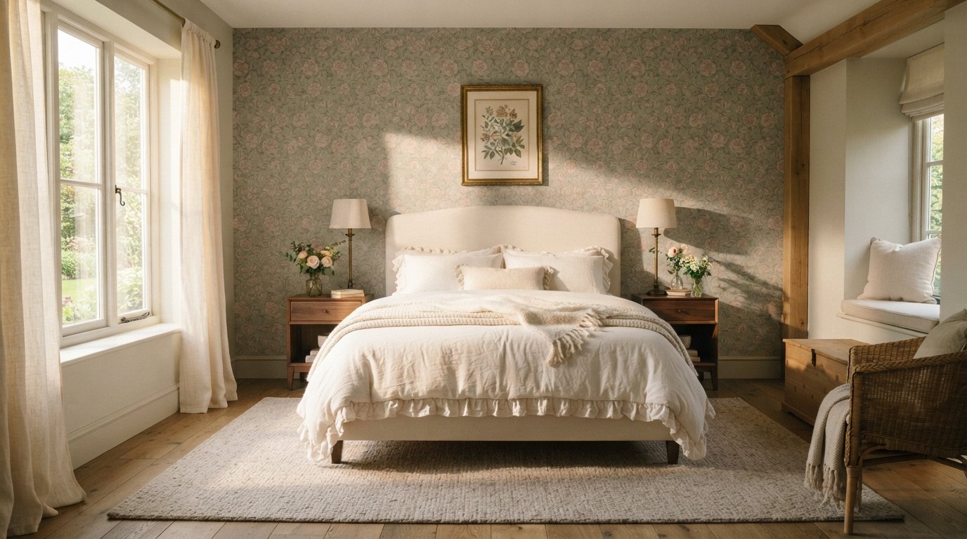 21 Romantic Wallpaper Bedroom Ideas for a Dreamy Retreat