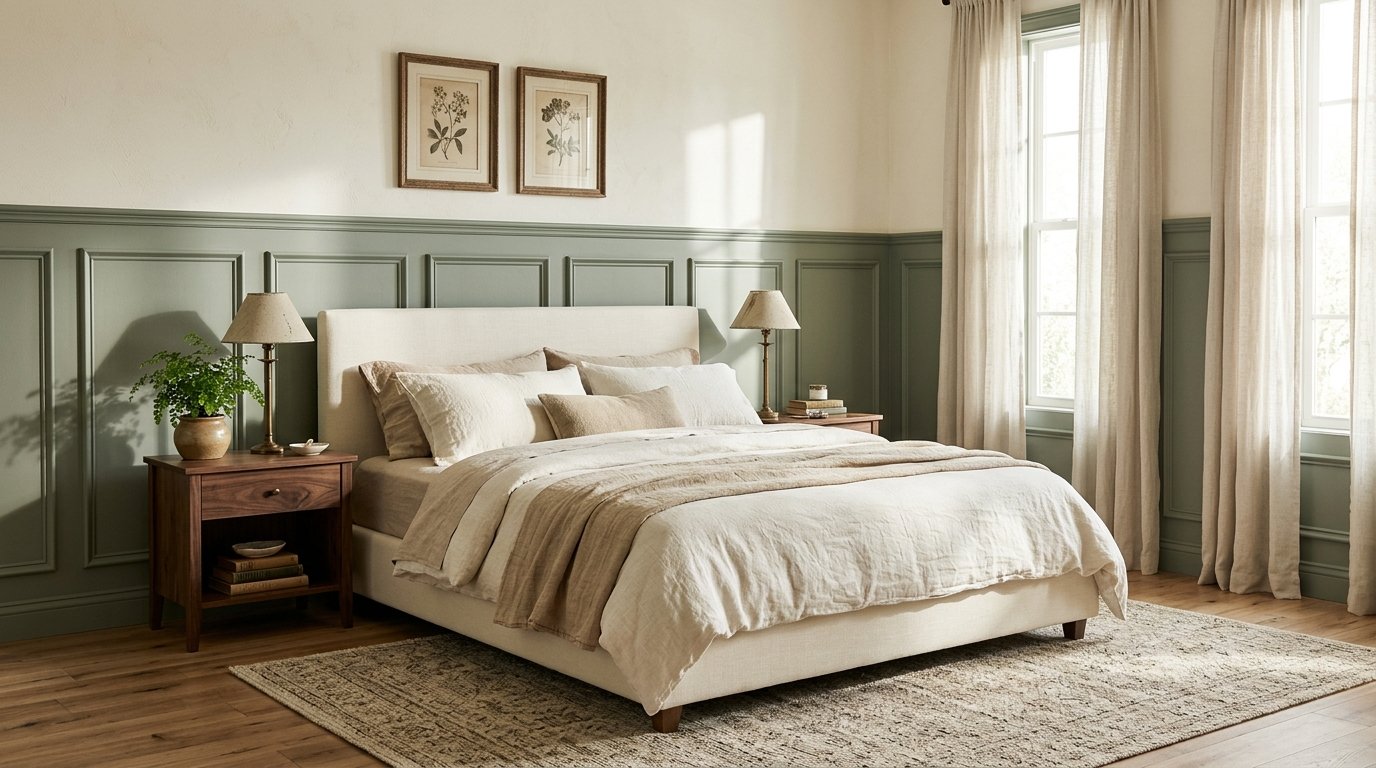 23 Wainscoting Bedroom Ideas With Gorgeous Paint Colors