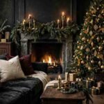 21 Elegant Dark Christmas Living Room Ideas for a Sophisticated Home