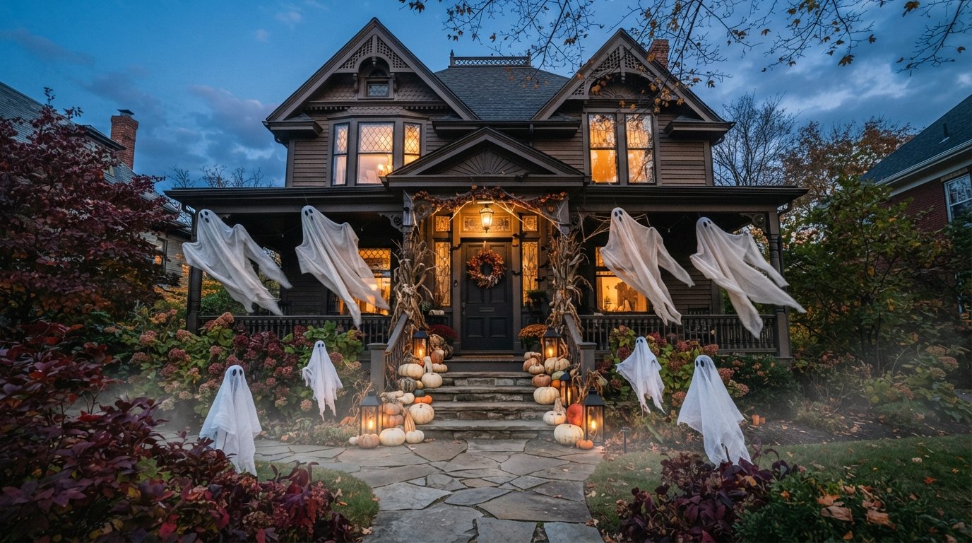 21 Spooky Halloween Ghost Decor Ideas for a Haunting Home