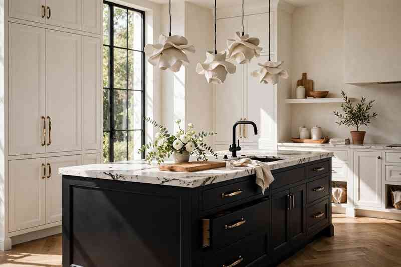23 Black and White Kitchen Ideas That Look Expensive